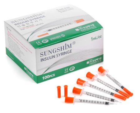Sungshim Insulin Syringes 1 pack - 100pcs