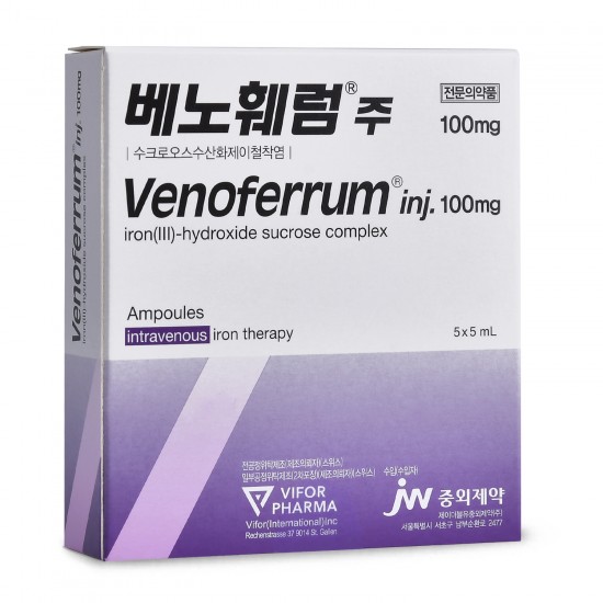 Venoferrum inj 100mg 5ea * 5mL